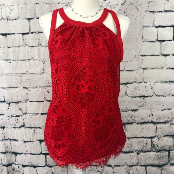 Express Tops - Express Lace Tank Top